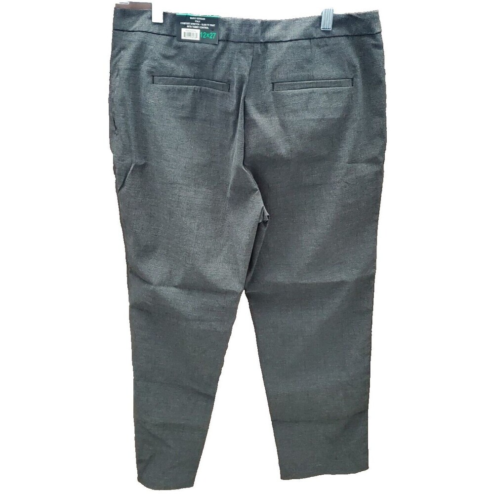 Mario Serrani Ladies Comfort Stretch Slim Fit Pant Tummy Control Gray Size 12/27 - Picture 5 of 7